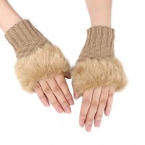 Knit Fingerless Gloves/ Women Winter Warm Gloves/ Fashion Glove