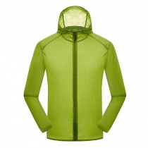 Windproof Super Lightweight UV Protector JacketsQuick Dry Skin Coat,Dark Green