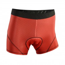 Men's 3-D Sponge Cushion Pants Cycling Biking Short, (Waist: 30-32",Red)