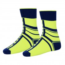 Unisex Sports Socks, Suitale for Cycling Running Hiking, 2 Pairs Navy/Green