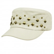 Women's Summer Cap Outdoor Hats Adjustable Cap Beige