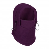Winter Warm Hat For Man&Woman, Purple Outdoors Masked Cap Hiking Cycling Ski