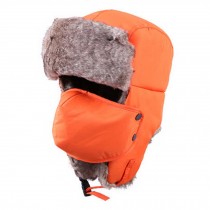 Orange, Men Women Super Warm Windcap Snow Snowboard Hat for Outdoor Sports