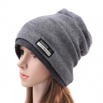 Outdoors Activities Cap Trilby Hat For Ski Cycling Skating, Super Warm Grey