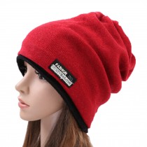 Red Women Winter Cap Super Warm Headgear, Suitable for Skiing Cycling Hiking