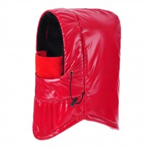 Winter Windbreak Bomber Hat Neck Cap Wind Caps Windproof Waterproof(Red)