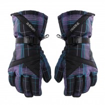 Men's Sports Gloves Windproof Waterproof Skiing/Snow/Cycling Gloves Stripe Black