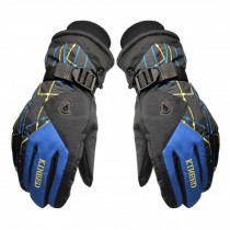 Stylish Sports Gloves For Skiing/Bicycle/Cycling Windproof Waterproof Glove Blue