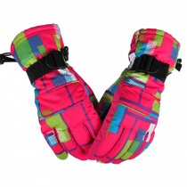 Rose/Green, Specially Design Sports Gloves Skiing/Cycling Gloves Waterproof