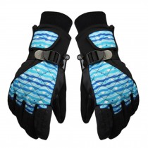 Sky Blue, Fits for Winter Outdoor Sports Cold-proof Training Gloves Windproof