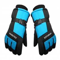 Outdoors Windproof Climbing, Camping, Motorcycle Gloves Full Finger Gloves Blue