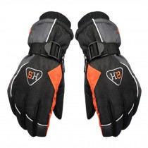(Orange)Hand Protector Windproof Gloves Skiing/Cycling/Motorcycle Gloves