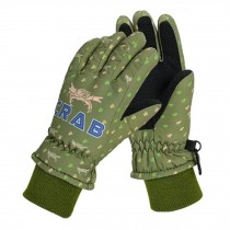 Children Skiing/Cycling Gloves Winter Windproof Sports Gloves,Green