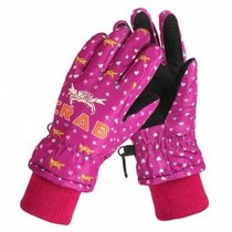 Children Skiing/Cycling Gloves Winter Windproof Sports Gloves,Purple