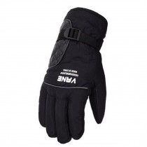 1 Pair Men's Professional Waterproof Skiing Gloves Winter Warm Gloves, H