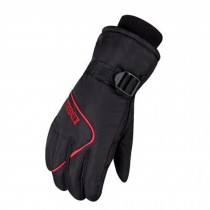 1 Pair Men's Professional Waterproof Skiing Gloves Winter Warm Gloves, L