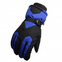 1 Pair Men's Cold-proof Gloves Waterproof Skiing Gloves Warm Gloves, NO.1