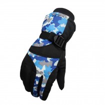 1 Pair Men's Cold-proof Gloves Waterproof Skiing Gloves Warm Gloves, NO.5