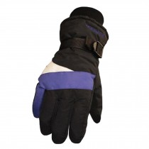 1 Pair Men's Cold-proof Gloves Waterproof Skiing Gloves Warm Gloves, NO.15