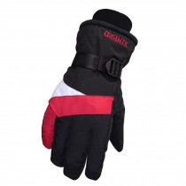 1 Pair Men's Cold-proof Gloves Waterproof Skiing Gloves Warm Gloves, NO.16