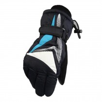 1 Pair Men's Cold-proof Gloves Waterproof Skiing Gloves Warm Gloves, NO.19