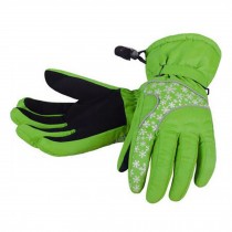 1 Pair Women's Cold-proof Gloves Waterproof Skiing Gloves Warm Gloves, G