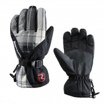Men's Outdoors Sports Gloves Windproof Waterproof Thicken Skiing Gloves C