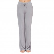 Women Women's Super Soft Modal Yoga Gym Workout Track Lounge Pants??light grey