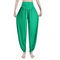 Women's Super Soft Modal Spandex Harem Yoga Pilates  Pants??Green