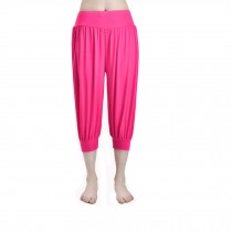 Super Soft Modal Spandex Harem Yoga Pilates Capri Pants Women's ??breathable