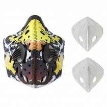 PM2.5 Cycling Mask Ski Motorcycle Windproof Cold-proof Warm Mask Tiger
