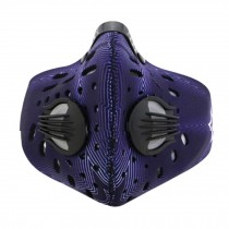 PM2.5 Cycling Mask Ski Motorcycle Windproof Cold-proof Warm Mask Purple