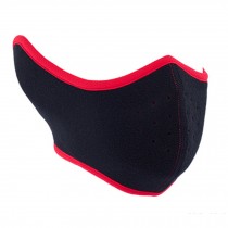 Ski Cycling Motorcycle Half Face Mask Windproof cold-proof Warm Mask Red/Black