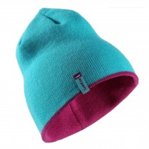 Hiking Running Skiing Knit Hat Outdoors Sport Chapeau Winter Cap Blue/Rose