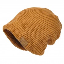 Yellow Warm Beanie Hat Skully Hat Snow Cap Knit Winter Hats Unisex