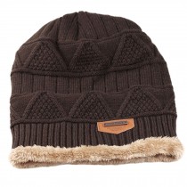 Stylish Warm Beanie Hat Skully Hat Ski Knit Cap Knit Winter Hats Coffee