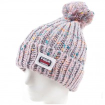 Warm Beanie Hat Skully Cap Ski Snow Hat Winter Knit Hats for Girls, Grey