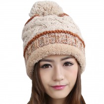 Warm Beanie Hat Snow Ski Hat Winter Knit Hats Winter Hat - Khaki