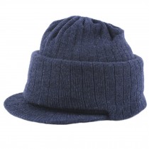 Winter Warm Knit Hat Beanie Hat Face Mask Snow Cap Anti-wind , Navy