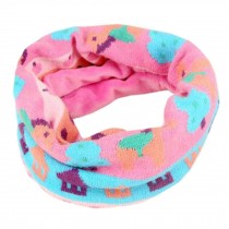 Toddler Kids Cute Knitted Loop Scarf Round Circle Scarves Neck Warmer, B