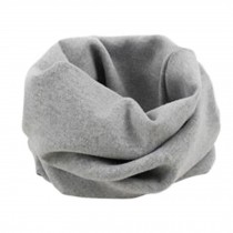 Comfortable Loop Scarf Round Circle Scarves Neck Warmer for Kids, Light Grey