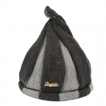 Kids Cute Beanie Hat Knitting Cap Warm Beanies for Fall / Winter, Black&Grey