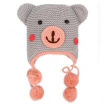 Cute Kids Infant Toddler Baby Hat Cap Ear Warmer Head Winter Accessory, B