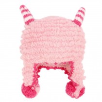 Cute Kids Toddler Baby Hat Beanie Cap Ear Warmer Head Winter Accessory, Pink