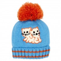 Cute Kids Toddler Baby Hat Beanie Cap Warm Winter Accessory, Blue