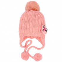 Cute Baby Kids Infant Hat Warm Knitted Beanie Cap Winter Accessory, K