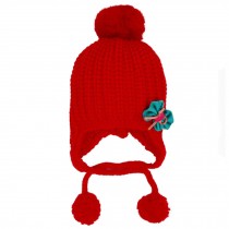 Cute Baby Kids Toddler Hat Warm Knitted Beanie Cap Winter Accessory, K