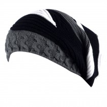 Trendy Winter Warm Cap Chunky Soft Villus Cap Knit Hat Slouchy Beanie  D