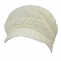Winter Outdoors Windproof Snow Cap Super Warm Hat Thicken Villus Hat White