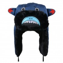 Adorable Warm Earflaps Hat Beanie Hat Winter Soft Cap Best Gift Shark / Blue